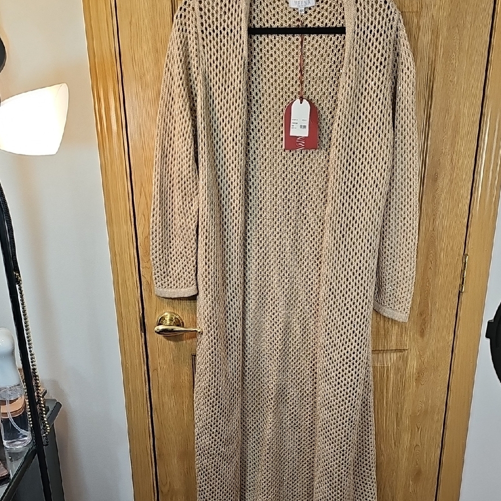 Meena Beige Knit Sweater